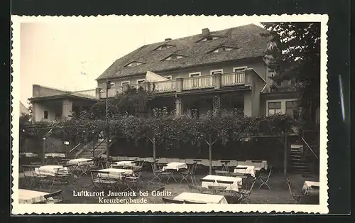 AK Jauernick /Görlitz, Hotel Kreuzbergbaude