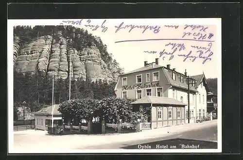 AK Oybin, Hotel am Bahnhof