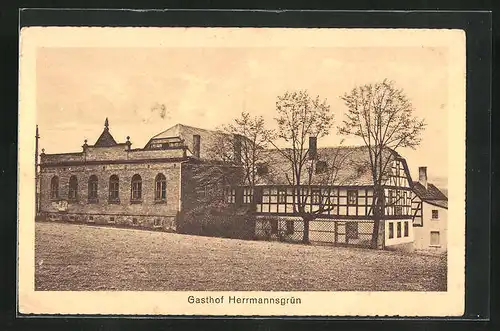 AK Hermannsgrün, Gasthaus Hermannsgrün