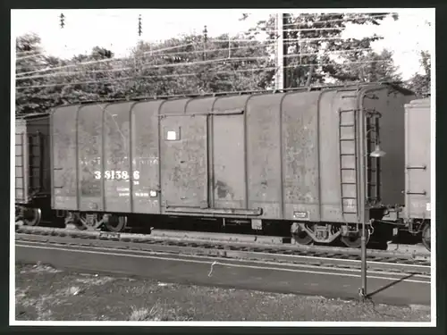 Fotografie Eisenbahn USA, Waggon in einem Güterzug