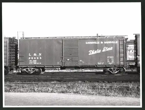 Fotografie Eisenbahn USA, Güterwaggon Dixie Line Nr. 95485 der Louisville & Nashville Railroad