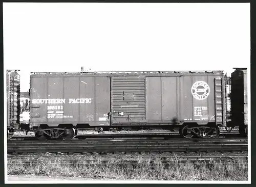 Fotografie Eisenbahn USA, Güterwaggon Nr. 106151 Southern Pacific Lines