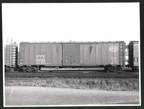 Fotografie Eisenbahn USA, Güterwaggon Nr. 73538, New York Central Railroad