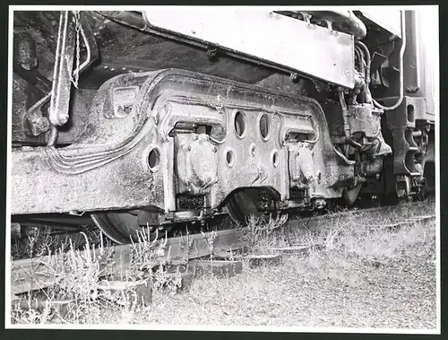 Fotografie Eisenbahn USA, Dampflok Nr. 2124 Reading Railroad, Radsatz Detail