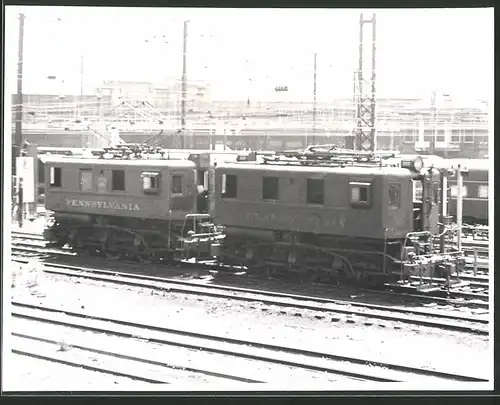 Fotografie Eisenbahn USA, E-Triebwagen Pennsylvania Railroad