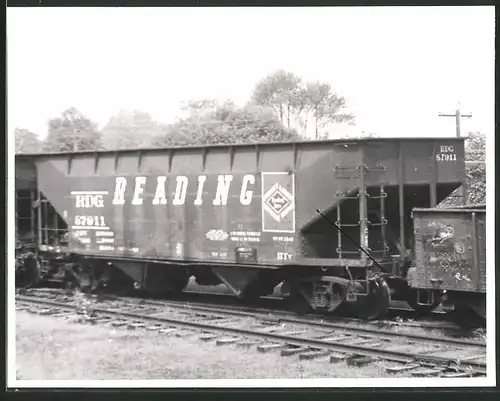 Fotografie Eisenbahn USA, Güterwaggon Nr. 87911 Reading Railroad