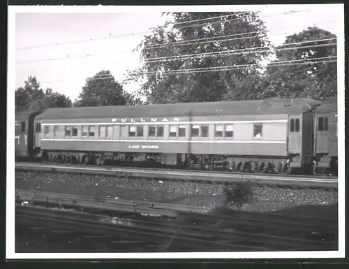 Fotografie Eisenbahn USA, Personenwagen Pullman Lake Ontario