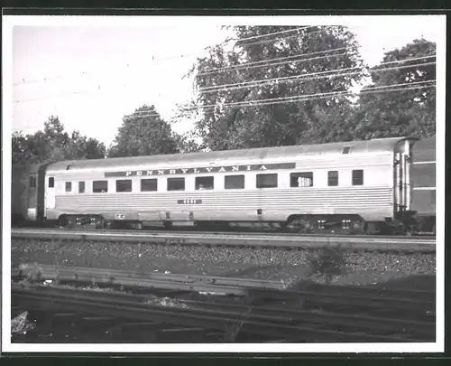Fotografie Eisenbahn USA, Personenzug Passagierwaggon Pennsylvania Railroad