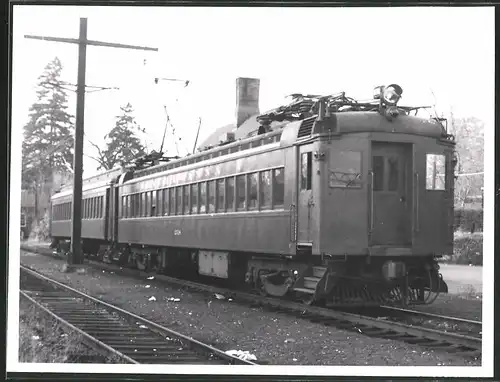 Fotografie Eisenbahn USA, E-Triebwagen Pennsylvania Railroad