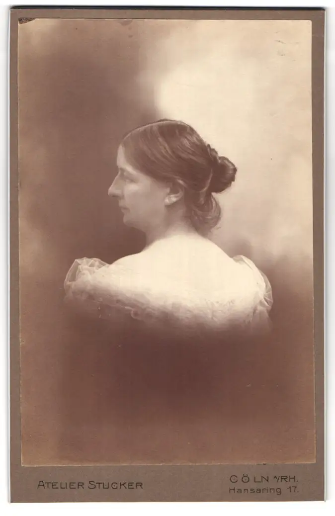 18 Fotografien, Köln, Portrait Büste Carl Aldenhoven, Wohnräume, Umfeld von Carl Aldenhoven, 3 Fotos auf Zelluloid 12