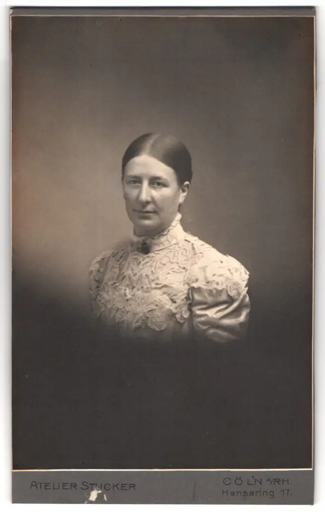 18 Fotografien, Köln, Portrait Büste Carl Aldenhoven, Wohnräume, Umfeld von Carl Aldenhoven, 3 Fotos auf Zelluloid 13