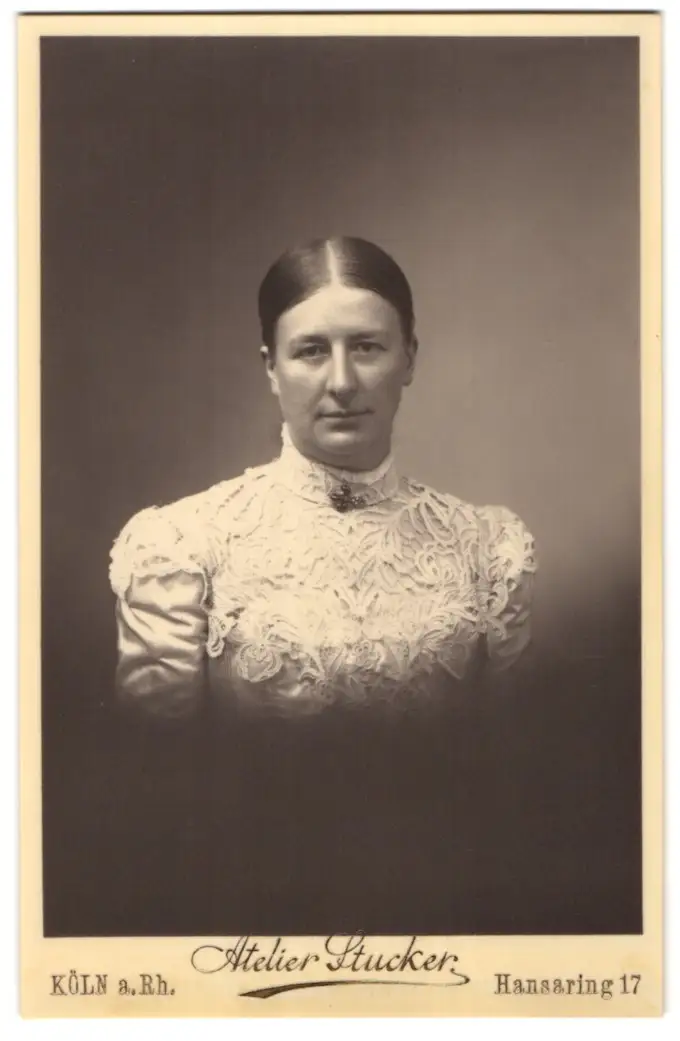 18 Fotografien, Köln, Portrait Büste Carl Aldenhoven, Wohnräume, Umfeld von Carl Aldenhoven, 3 Fotos auf Zelluloid 16