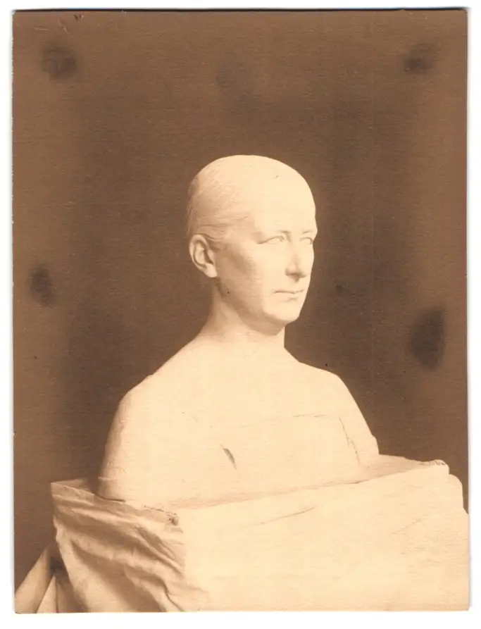 18 Fotografien, Köln, Portrait Büste Carl Aldenhoven, Wohnräume, Umfeld von Carl Aldenhoven, 3 Fotos auf Zelluloid 6