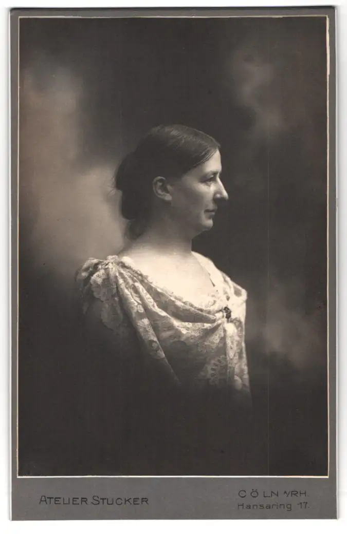 18 Fotografien, Köln, Portrait Büste Carl Aldenhoven, Wohnräume, Umfeld von Carl Aldenhoven, 3 Fotos auf Zelluloid 9