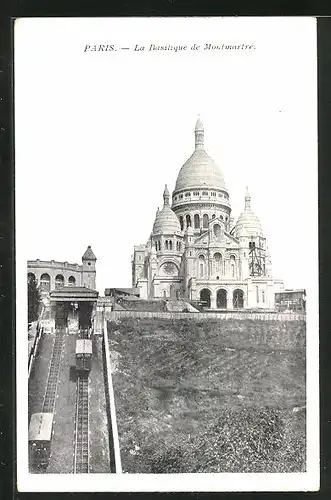 AK Paris, Sacré-Coeur de Montmartre, La Basilique