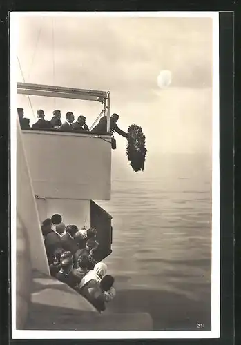 AK Gedenkfeier der Skagerrak-Schlacht