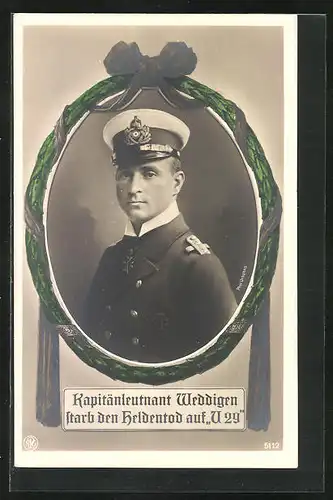 AK Kapitänleutnant Weddigen, Kommandant von U29