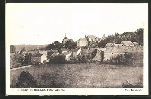 AK Bierry-les-Belles-Fontaines, Vue générale