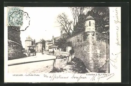 AK Avallon, La Petite Porte