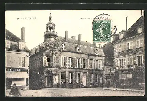 AK Avallon, Place de l`hotel de Ville