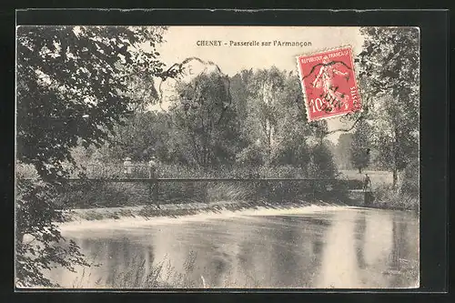 AK Cheney, Passerelle sur l`Armancon