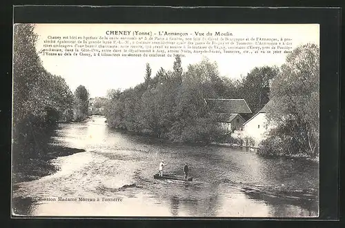 AK Cheney, L`Armancon, Vue du Moulin