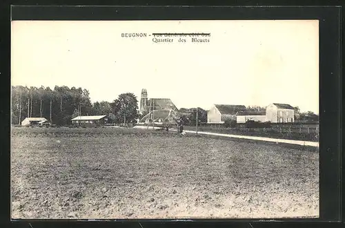 AK Beugnon, Quartier des Bleuets