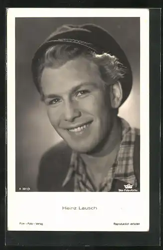 AK Schauspieler Heinz Lausch im Kostüm