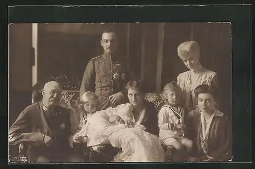 AK Herzog von Cumberland im Kreise seiner Familie