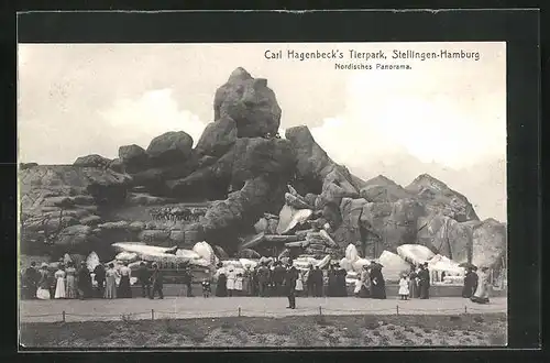 AK Hamburg-Stellingen, Carl Hagenbeck`s Tierpark, Nordisches Panorama