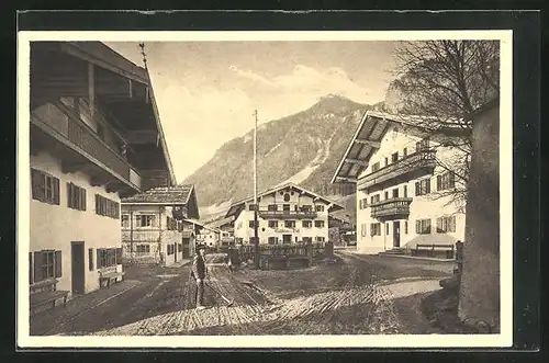 AK Erl /Tirol, Dorfplatz, Passionsspiele