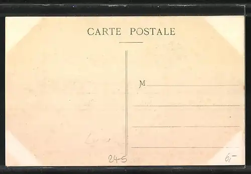 AK La Cure de la Saône Janvier 1910, Les bas-ports envahis par les Eaux, Hochwasser