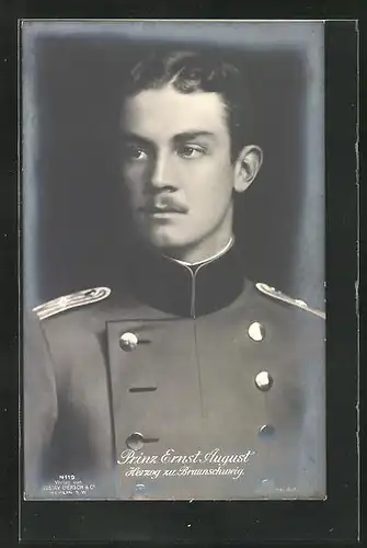 AK Prinz Ernst August Herzog von Braunschweig in Galauniform