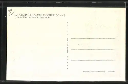 AK Chapelle-Vieille-Forêt, Lamoulière en allant aux bois