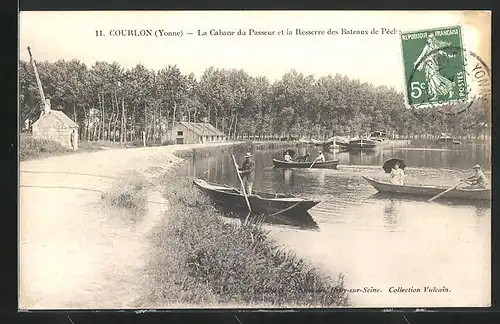 AK Courlon, La Cabane du Passeur et la Resserre des Bateaux de Pêche