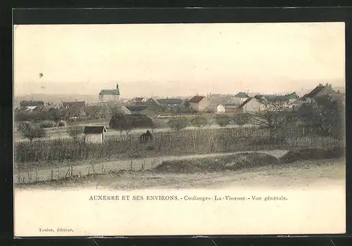 AK Coulanges-La-Vineuse, Vue générale