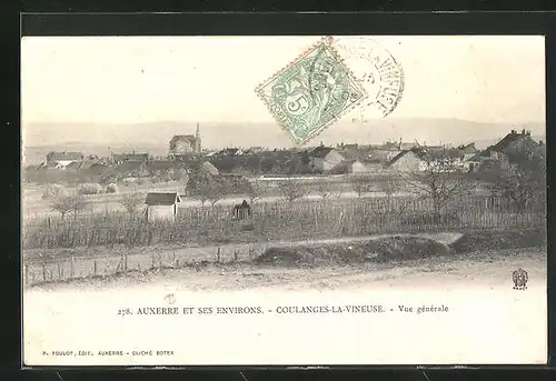 AK Coulanges-La-Vineuse, Vue générale