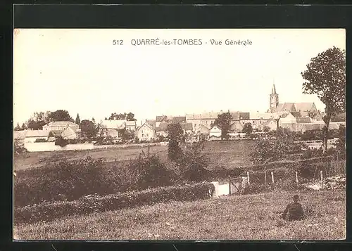 AK Quarré-les-Tombes, Vue Générale