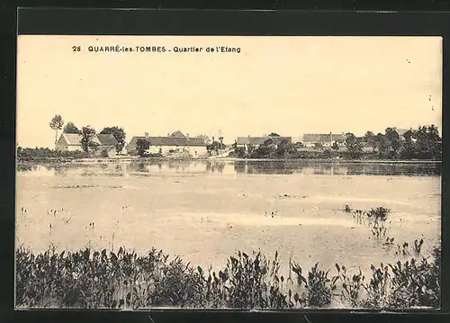 AK Quarré-les-Tombes, Quartier de l`Etang