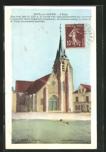 AK Pont-sur-Yonne, L`Eglise