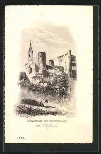 AK Villefranche, Château de Châtillon