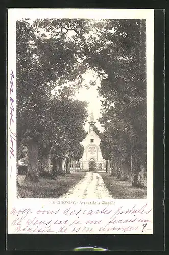 AK Le Chesnoy, Avenue de la Chapelle