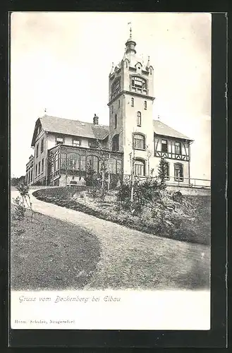 AK Eibau, Gasthaus auf dem Beckenberg