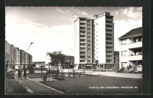 AK Friesdorf / Rhein, Blick auf ein Hochhaus