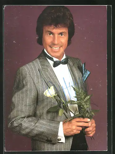 AK Musiker Freddy Breck, mit Autograph