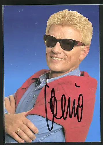 AK Musiker Heino, mit Autograph