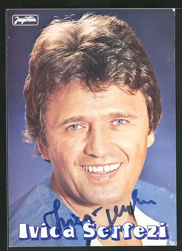 AK Musiker Ivica Serfezi, mit Autograph