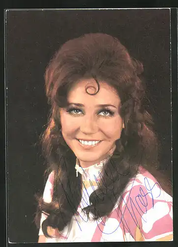AK Musikerin Regina Thoss, mit Autograph