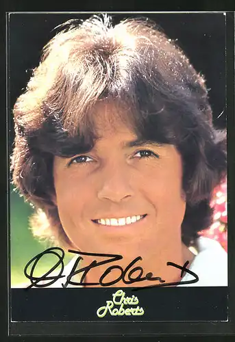 AK Musiker Chris Roberts, mit Autograph