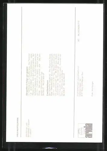 AK Musiker Fred Bertelmann, mit Autograph